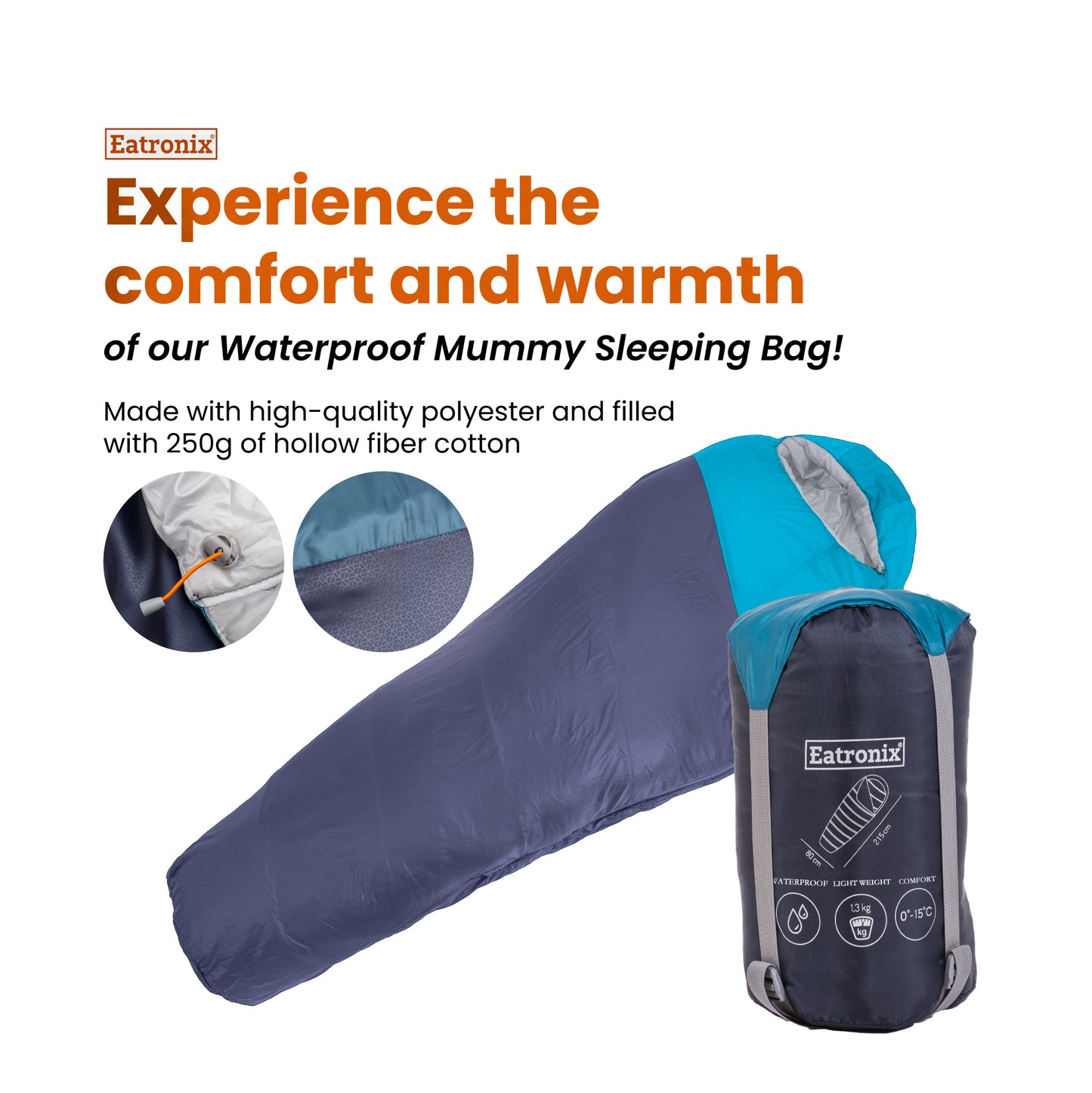 Mummy Sleeping Bag 1.5KG